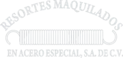 Logotipo diseñado para Resortes Maquilados